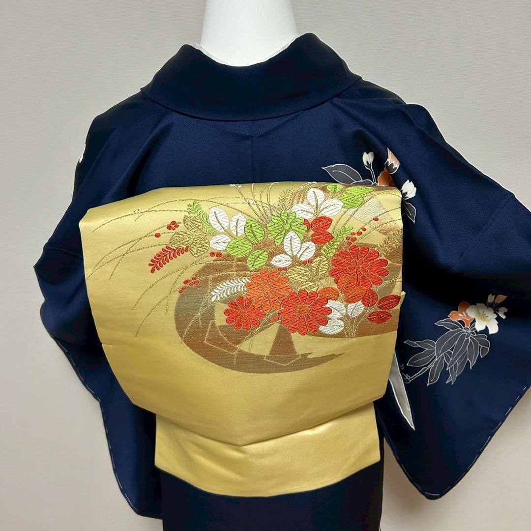 正絹　友禅　訪問着　フルセット　未着用　卒業式　入学式　七五三　モ７1