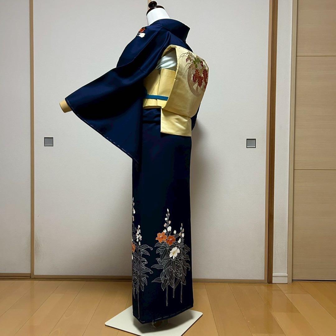 正絹　友禅　訪問着　フルセット　未着用　卒業式　入学式　七五三　モ７1