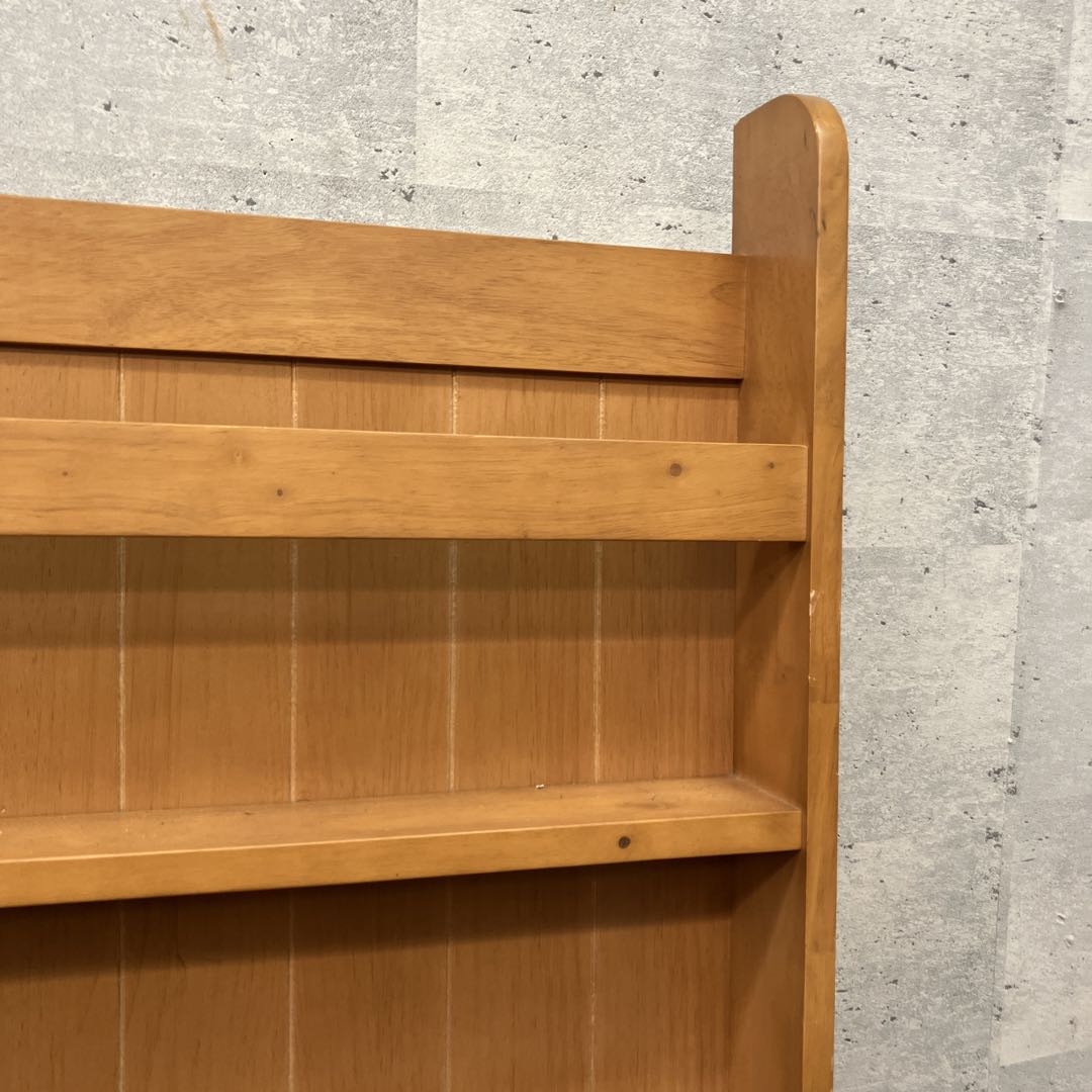 北欧レトロ 木製飾り棚 3段 立て掛け ブックスタンド 本立て 飾り棚 古家具