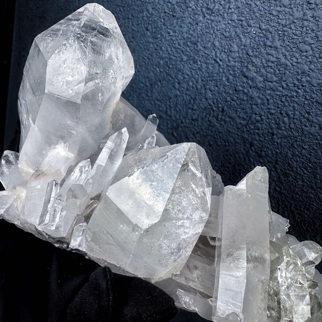 希少❗️高級品 ❗虹入り☆超綺麗♡超強いパワー ヒマラヤ水晶 クラスターA1481