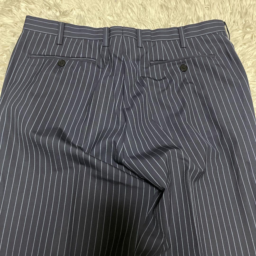 バーバリーブラックレーベル セットアップスーツ ネイビー ホースロゴ 38L