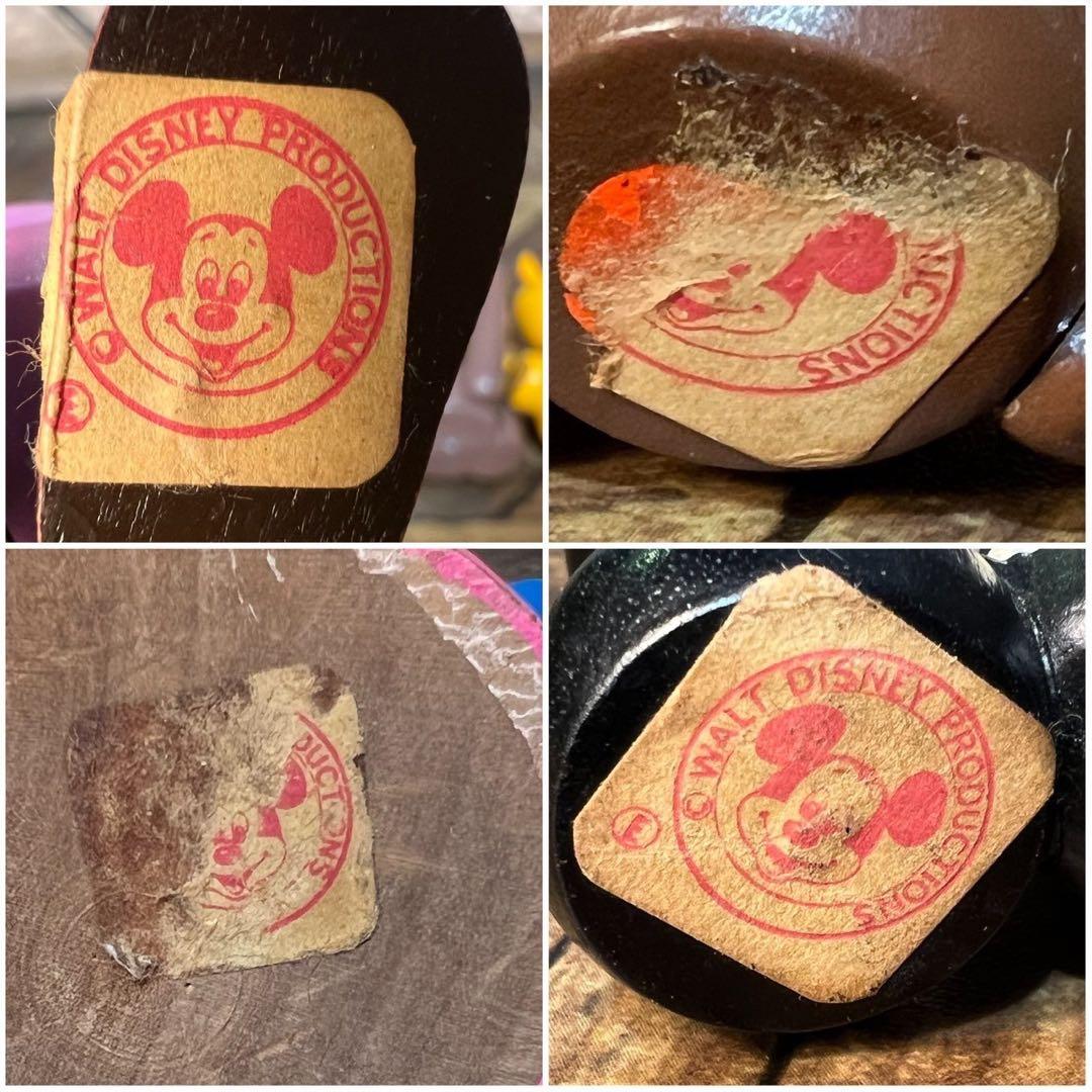 激レア 希少 ディズニー こけし セット 昭和レトロ 木製 人形 インテリア
