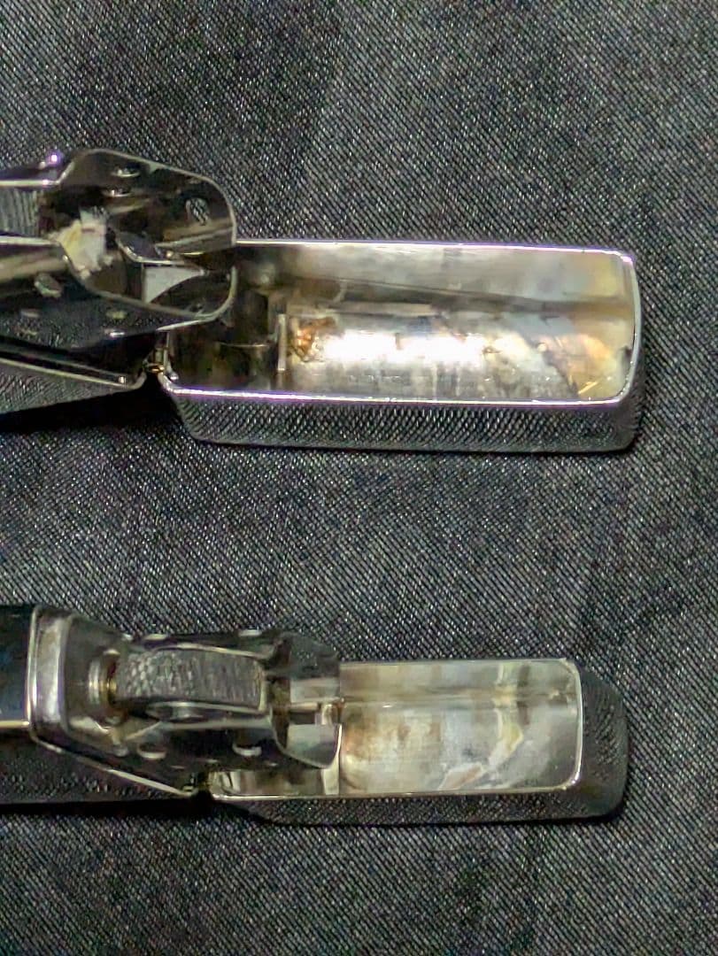 ZIPPO ペアセット　鍵と南京錠デザイン　ジッポー　オイルライター　カップル