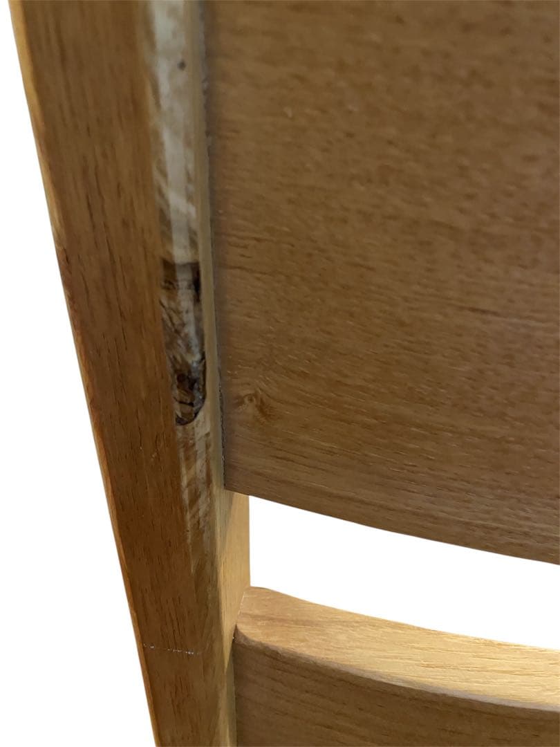 天然木 回転式ダイニングチェア 肘掛け付き ナチュラルウッド