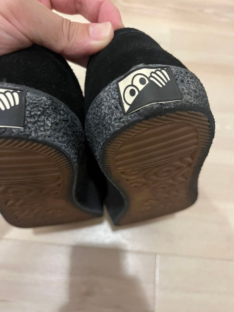 ⭐︎last resort ab黒 スエード モカシンシューズ27.5cm