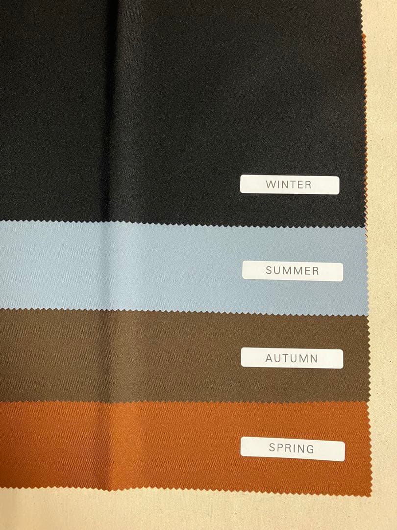 パーソナルカラー診断用ドレープ　ケープセット　AIS