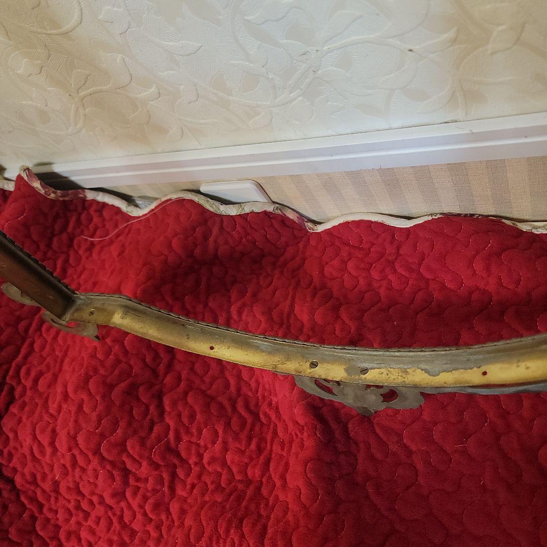 真鍮のアンティークフレーム　大型　イタリア製　フレームのみ　什器　ヴィンテージ