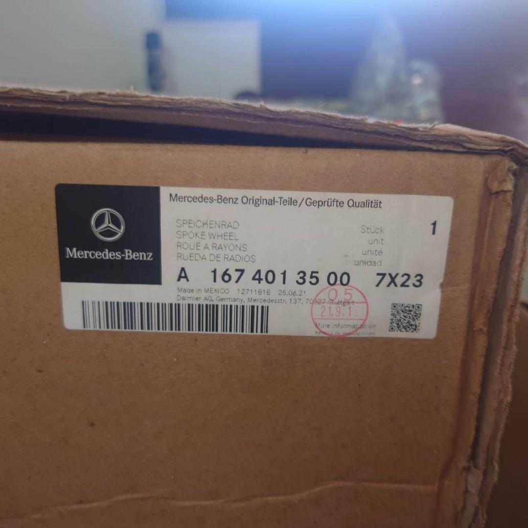 ベンツC167 GLEクーペ 純正 AMGリアホイール ガリキズ有1本のみ交渉可