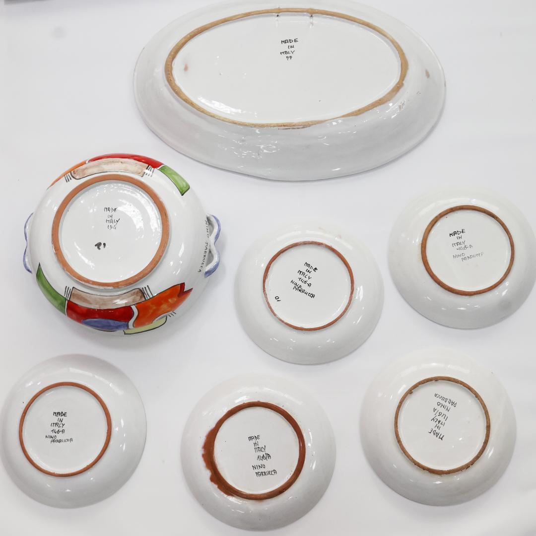 NINO PARRUCCA ニーノパルッカ イタリア製 ボウル　大皿　中皿５枚