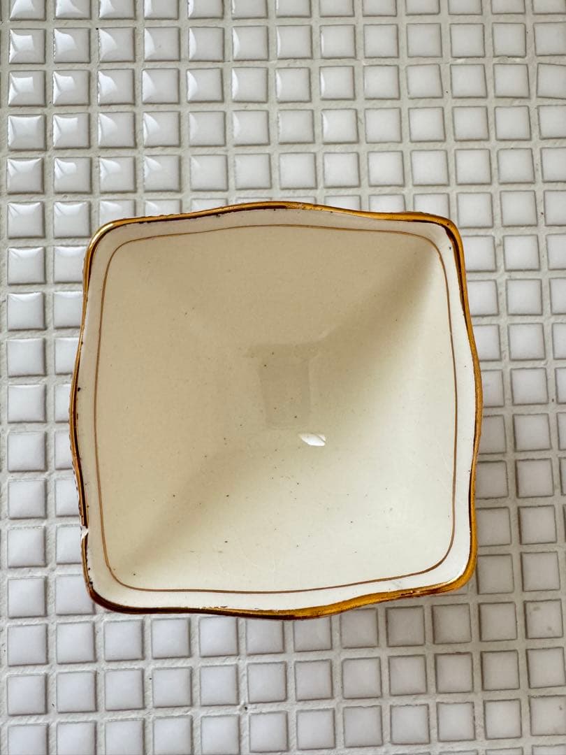 ビンテージ　 WINTON チンツ柄クリーマーとシュガーポットセット