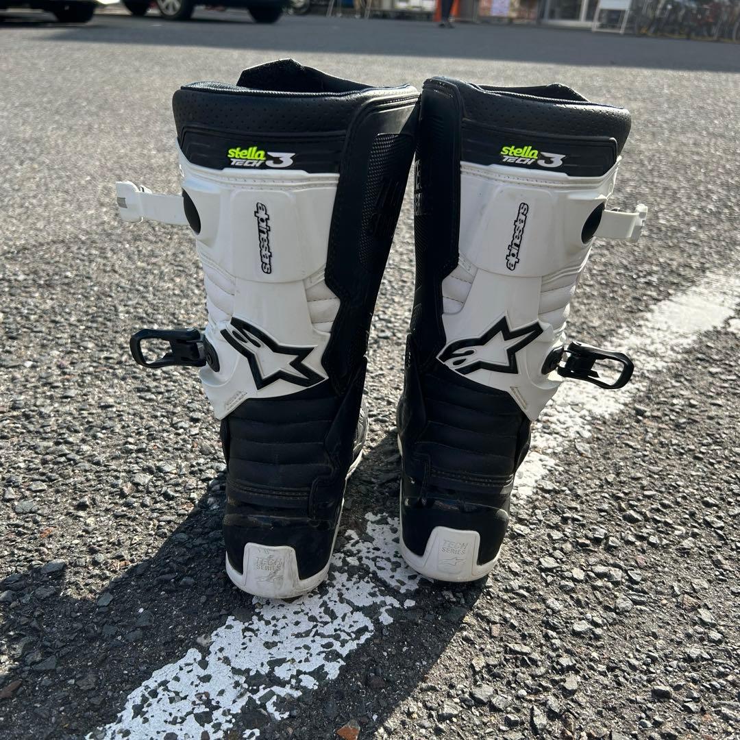 Alpinestars Tech 3 ブーツ 黒/白　25センチ