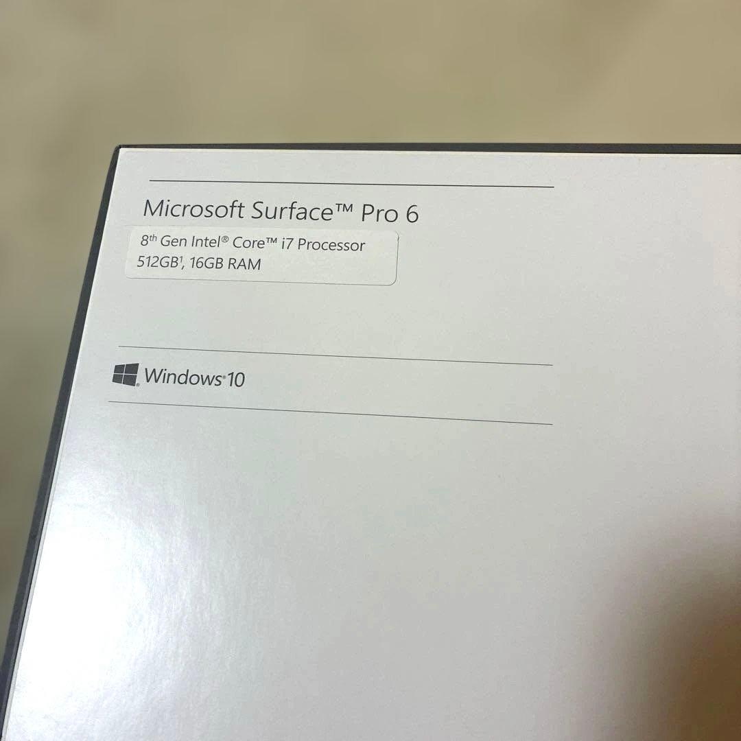 【Surface Pro 6】16GB 512GB 本体　カバー　ペン等セット