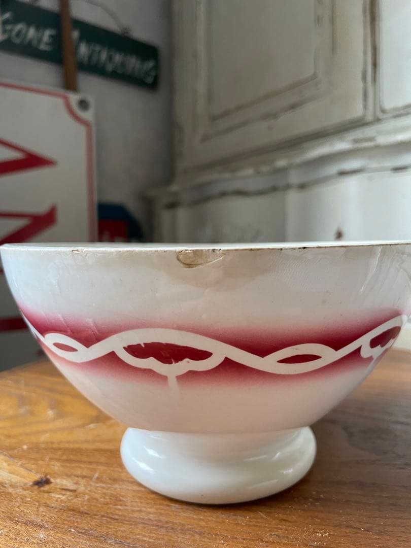 あーちゃんアンティーク　カフェオレボウル　ディゴワン　サルグミンヌ　薔薇