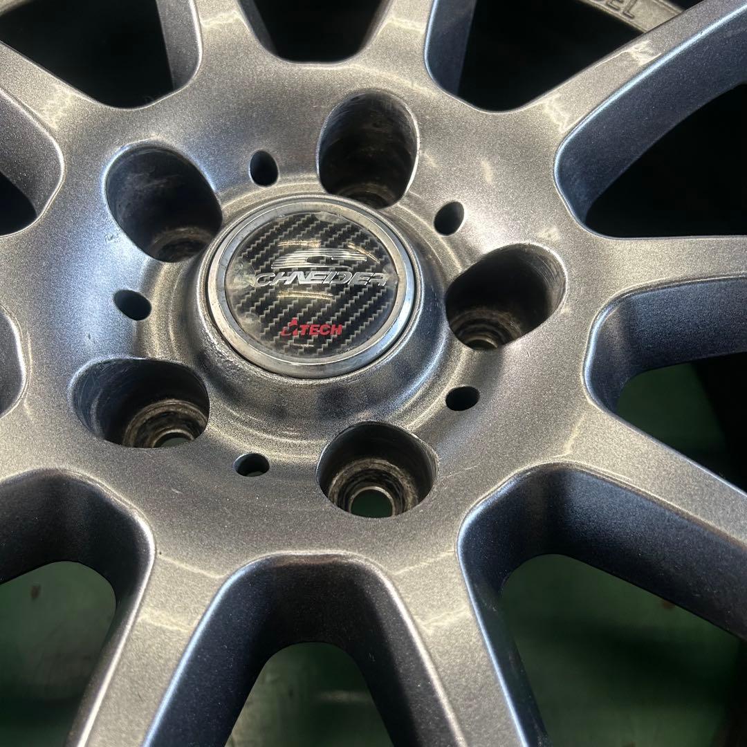 中古アルミ17X7.0　シュナイダー　カローラクロス、アルファード等5穴車用