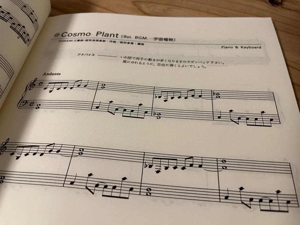 ★楽譜/グラディウスⅡ&Ⅲ/ピアノソロ&キーボード/ゲームミュージック/コナミ