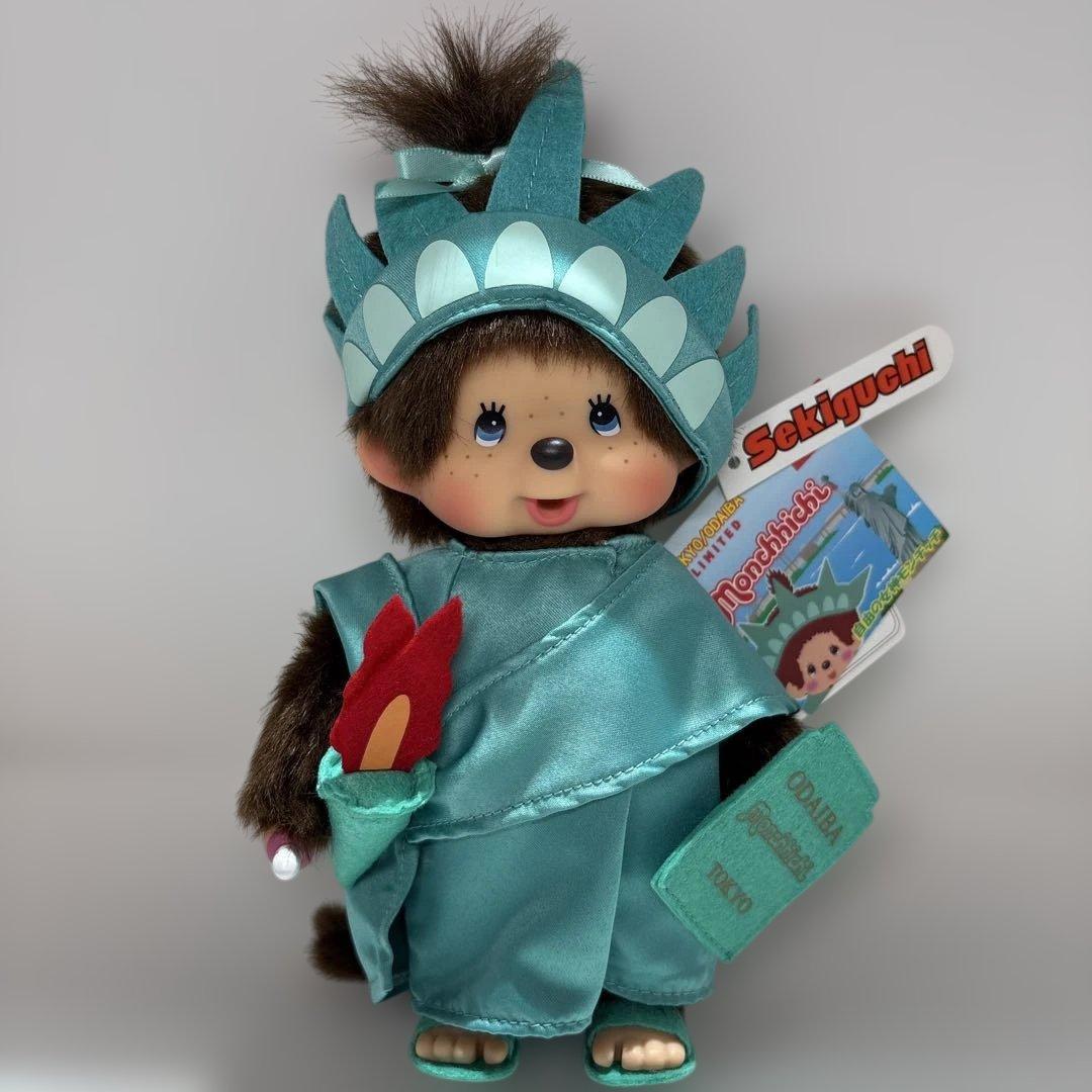 新品 東京限定 お台場 自由の女神 モンチッチ monchhichi 868