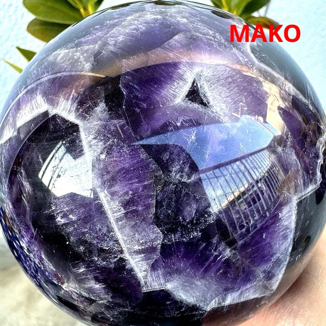M1887☆アメジスト丸玉直径97mm1.2Kg☆天然石☆N60104- C