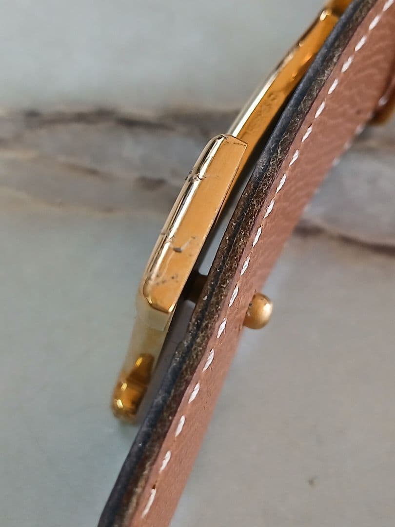 エルメス ベルト コンスタンス Hロゴ 刻印 レザー s1