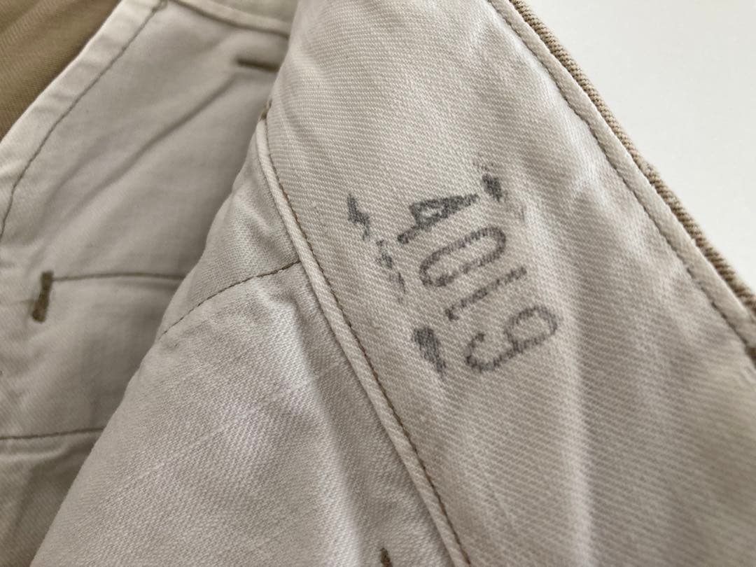 50s M-45　チノパンツ　US ARMY 45カーキ　ビンテージ