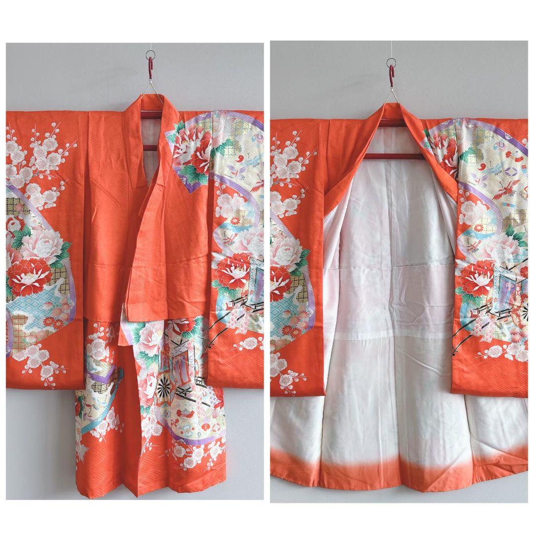 フルセット　七五三７歳女の子　着物　花御所　源氏車　51932