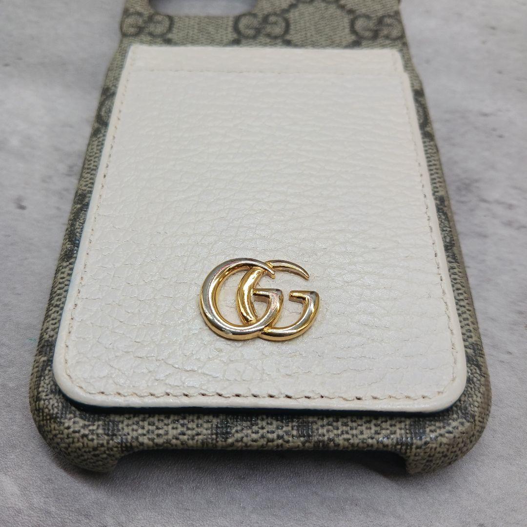 ✨未使用級✨ グッチ iPhone12 Pro ケース　GGスプリーム 金ロゴ