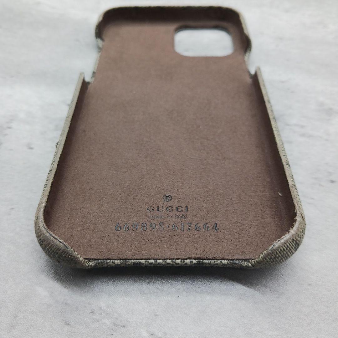 ✨未使用級✨ グッチ iPhone12 Pro ケース　GGスプリーム 金ロゴ
