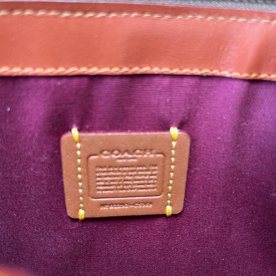 coachコーチ ノア ポップアップ メッセンジャー シグネチャー 極美品