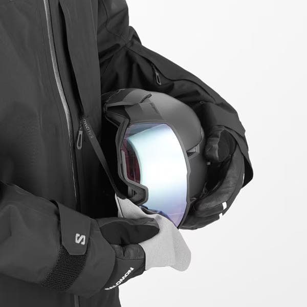 新品 サロモン CHARGER 2レイヤー ジャケットLC2305100 黒 S