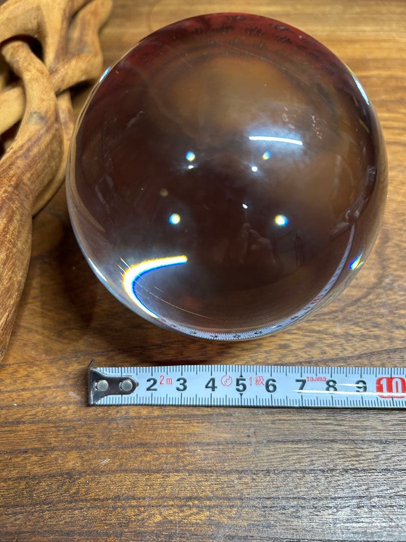 クリスタルボール(水晶玉)流木飾り