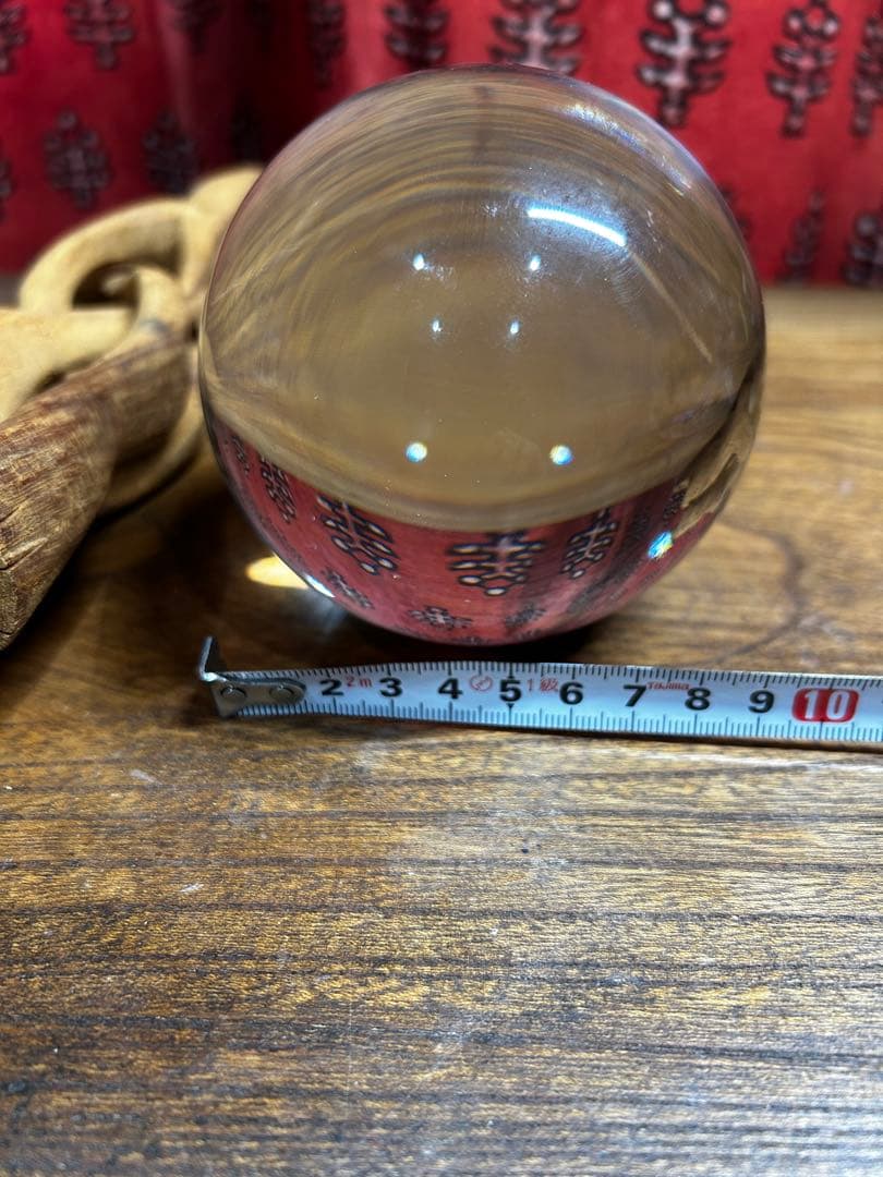 クリスタルボール(水晶玉)流木飾り