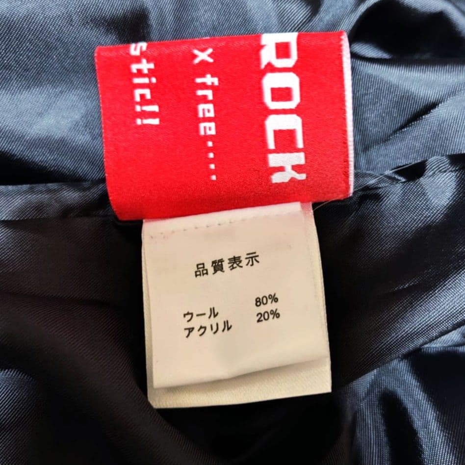 未使用級　アンコロック　ヘリンボーン　ウールコート　ユニセックス　ラップ