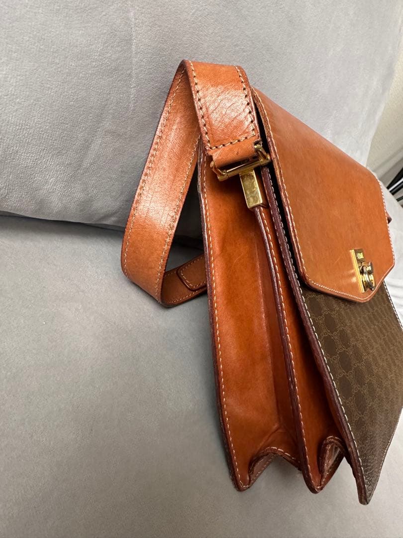 レア！セリーヌ　マカダム　ショルダーバッグ　ビンテージ　オールドセリーヌ