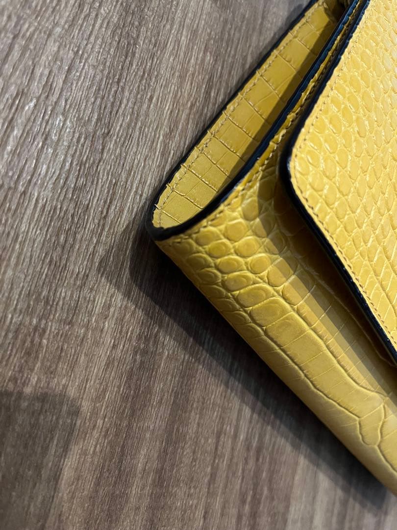 JIMMY CHOO イエロー ショルダーバッグ クラッチバッグ