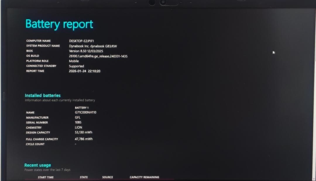新品マウス付き☆dynabook G83/KW 16/512GB 第12世代 ②