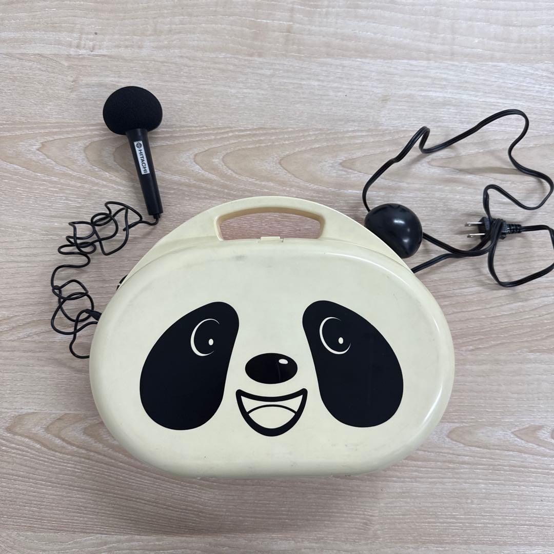 うたうパンダ　レトロ HITACHI MQ-22 ポータブルプレーヤー