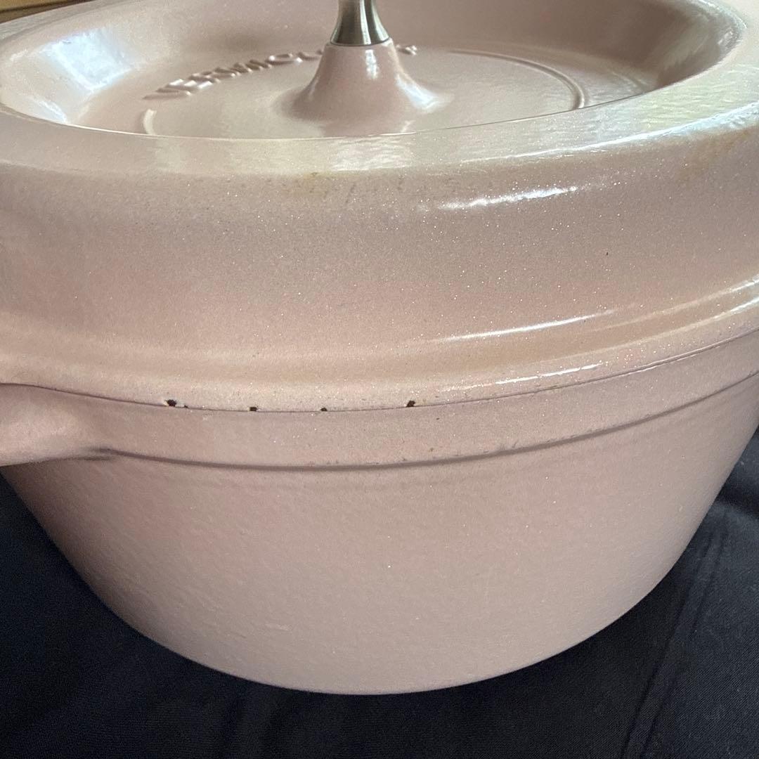 VERMICULAR オーブンポット両手鍋 パールピンク　２２ｃｍ