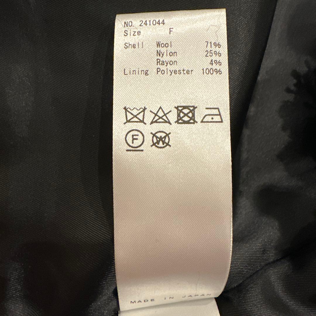 shéller チェック柄 ノーカラージャケット