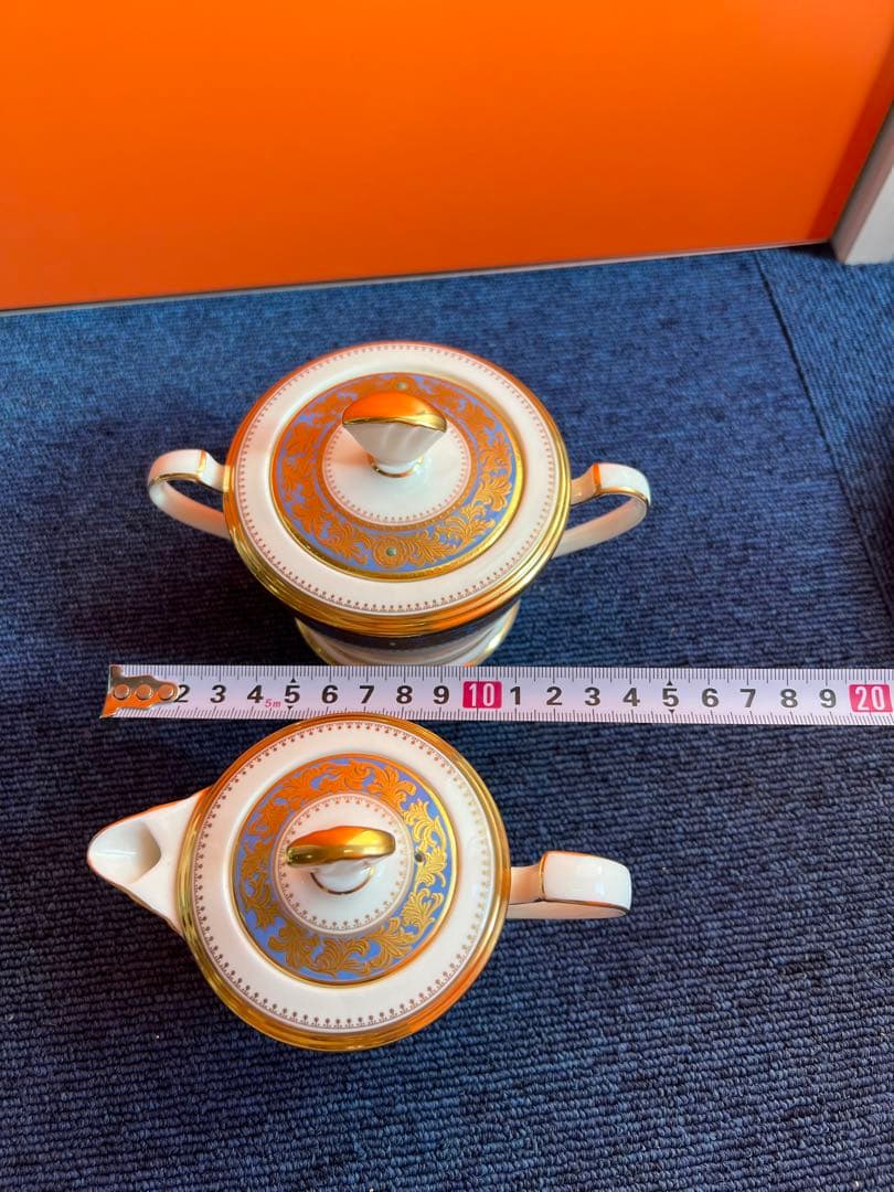 896 オールドノリタケ　グランブロシェ　アフタヌーンティーセット　金彩　未使用