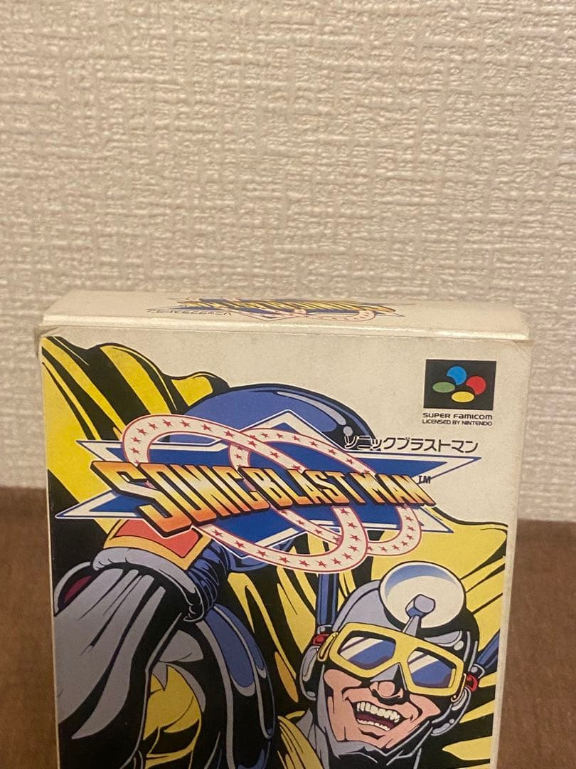 ソニックブラストマン (スーパーファミコンソフト)箱・説明書有り