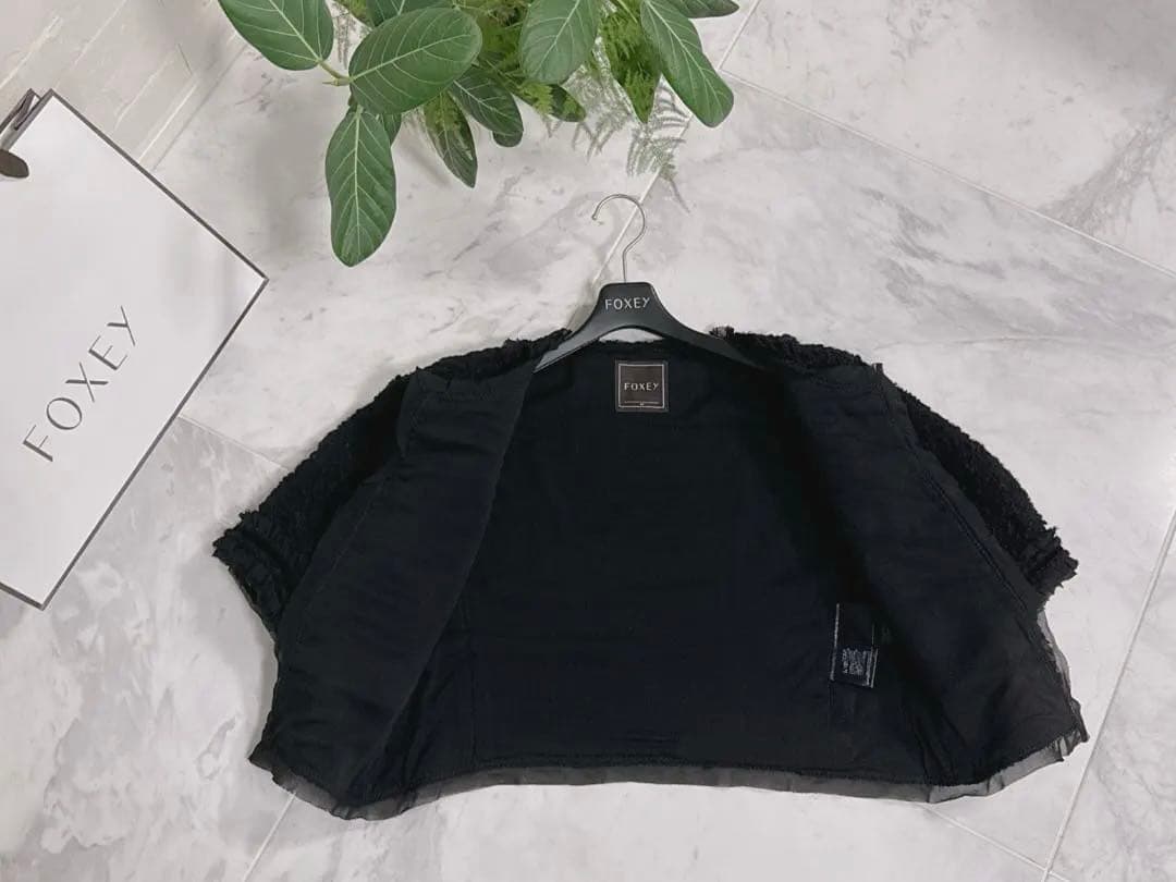 美品★FOXEY/フォクシー ジャケット リングリングダンス 40