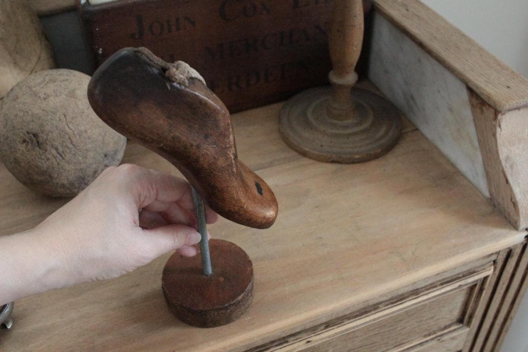 フランスアンティーク木製シューモールドオブジェ/24