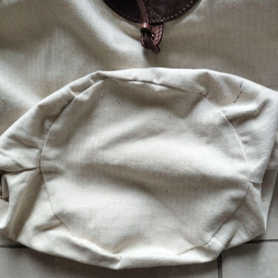 genten トートバッグ カゴバッグ　ブラウン/ベージュ