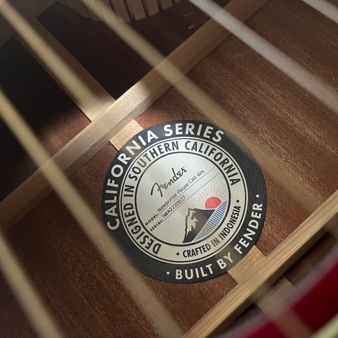 Fender Newporter Player CAR WN エレアコ ギター
