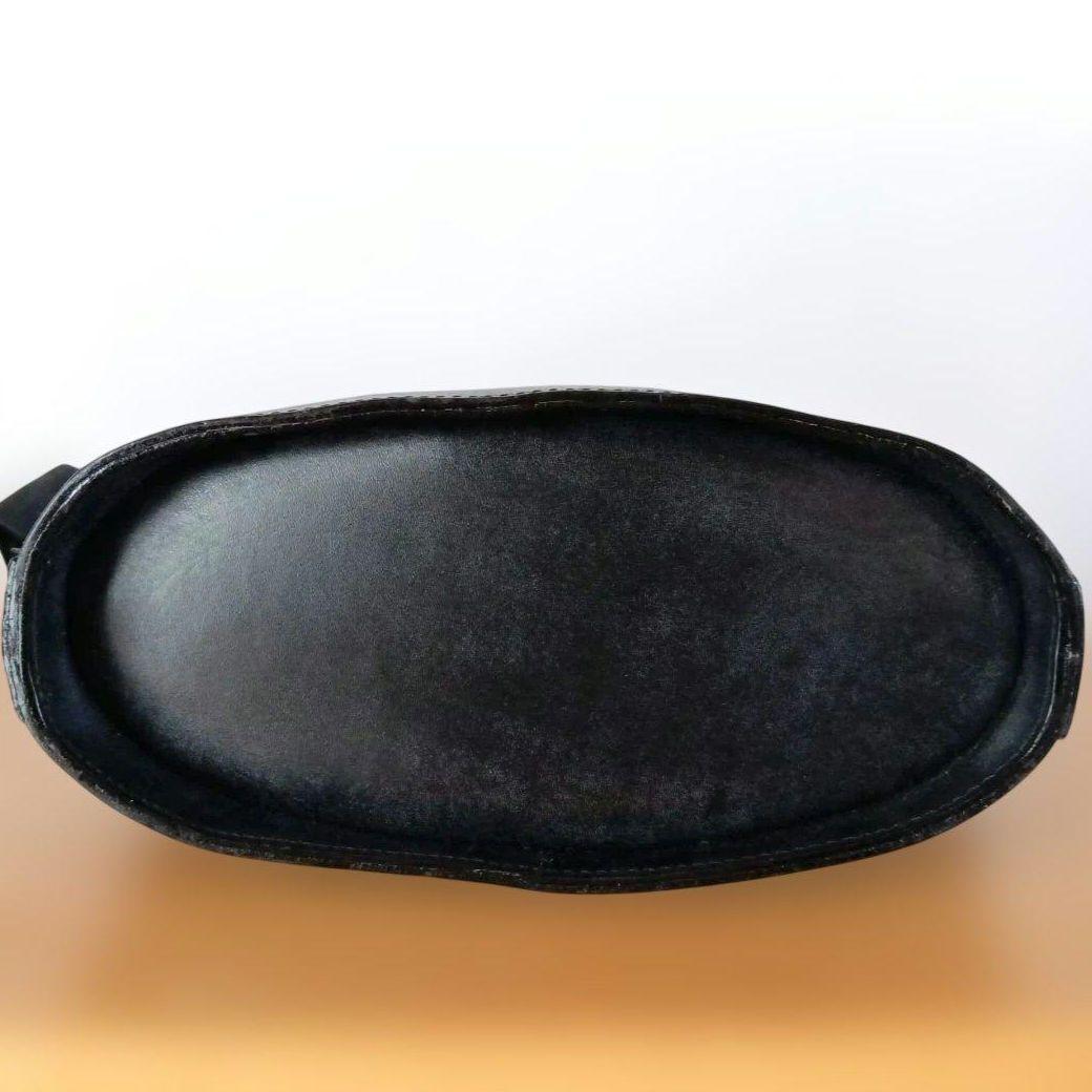 希少美品◆マーガレットハウエル ショルダーバッグ　バケツ　レザー　限定　ブラック