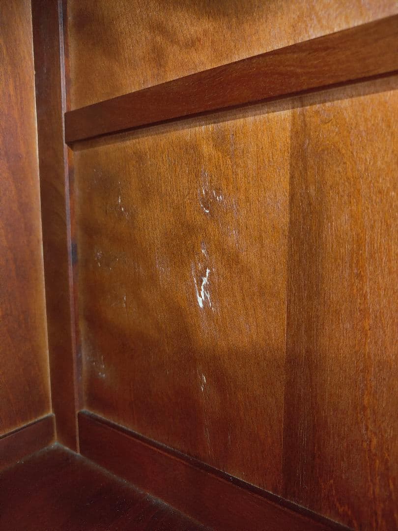 北海道民芸家具 食器棚 カップボード 飾り棚 キャビネット