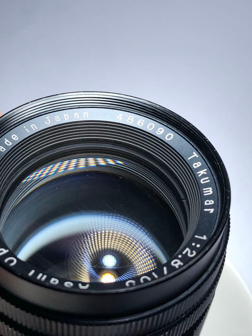 黒色プリセット型　pentax TAKUMAR 105mm f2.8 m42