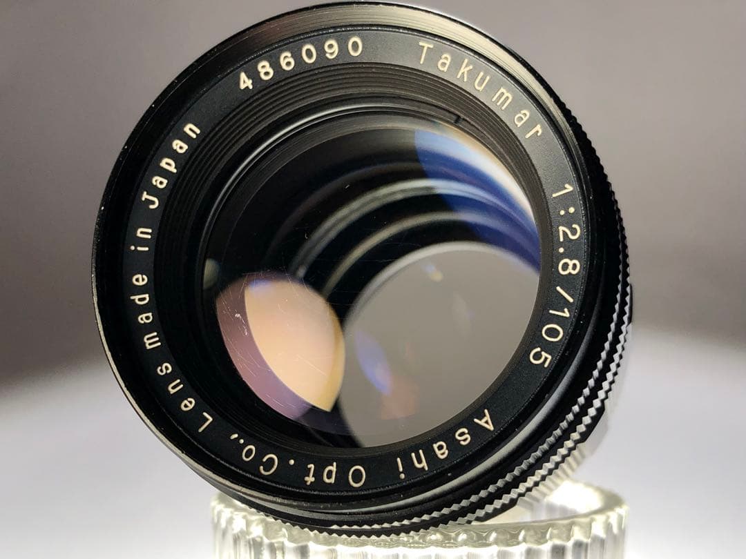 黒色プリセット型　pentax TAKUMAR 105mm f2.8 m42