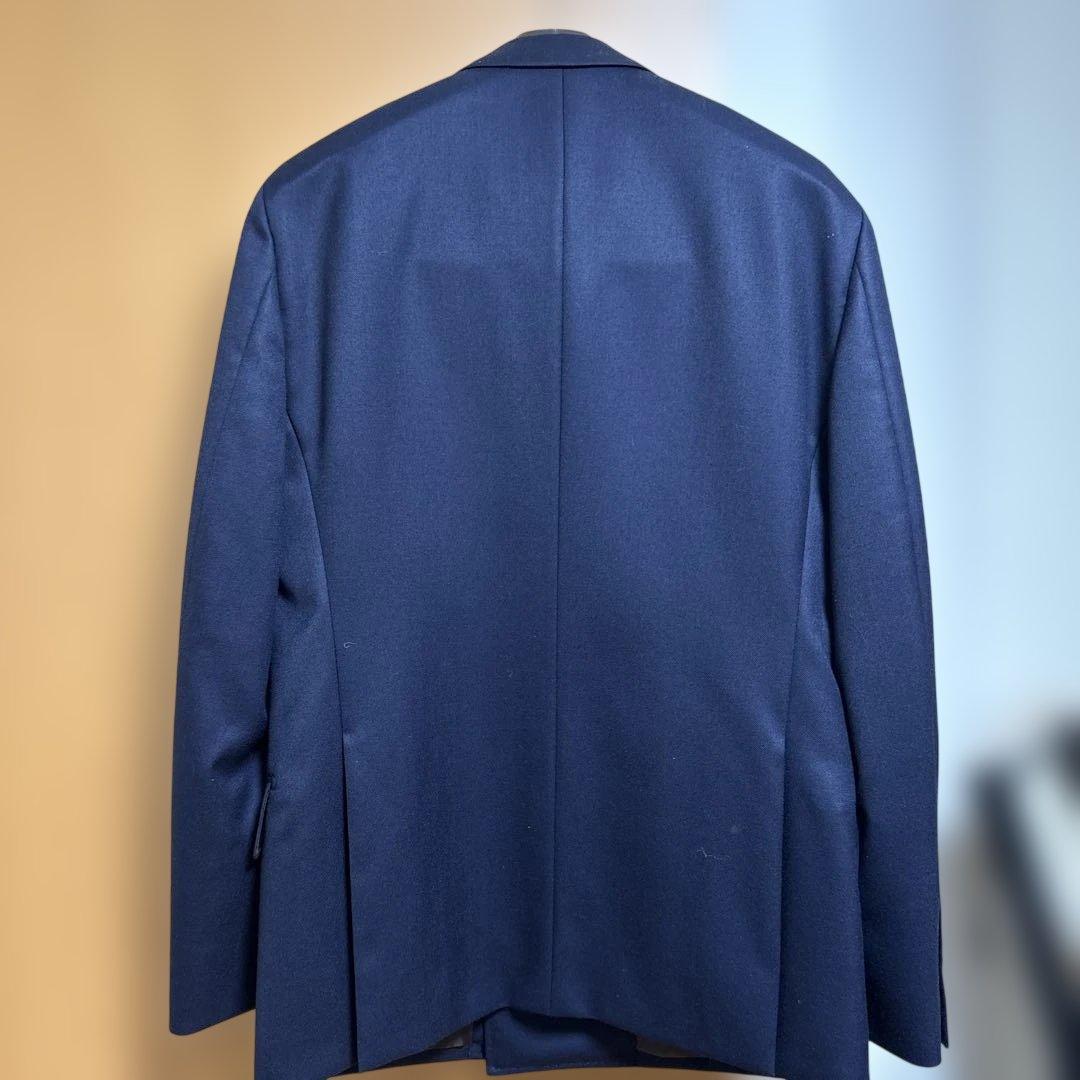 ネイビー　ダブル　オーダースーツ