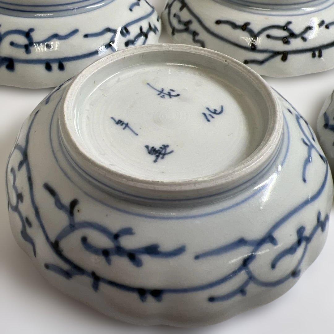 古伊万里　染付　蛸唐草等　東な7-1221①