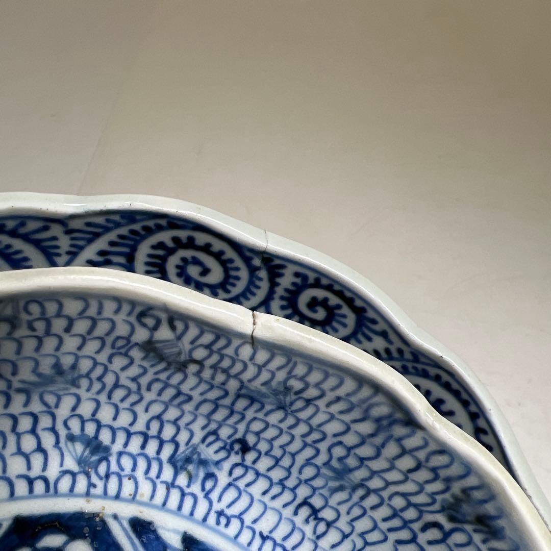 古伊万里　染付　蛸唐草等　東な7-1221①